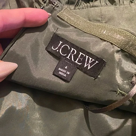 J. Crew Green Top- Women's 4 - Picture 3 of 4